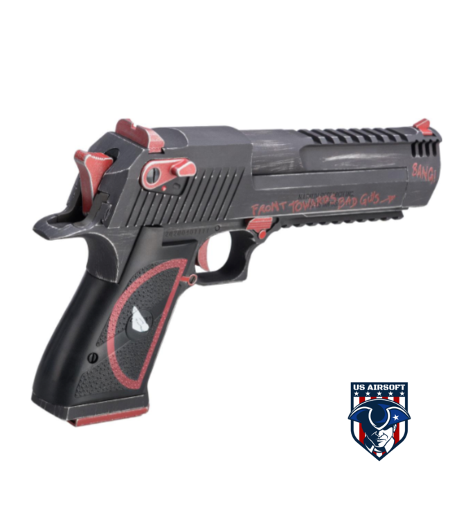 Desert Eagle Licensed L6 .50AE Full Metal Gas Blowback Airsoft Pistol by Cybergun (Color: Maximum Effort! / Green Gas / Gun Only)