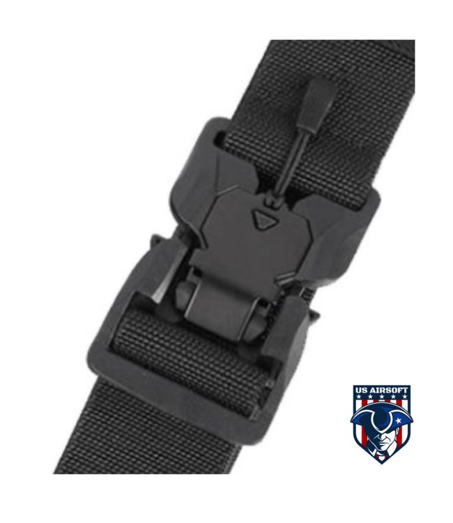 Arne Tactical Flexible Tactical Belt With PC Quick Buckle (Black)