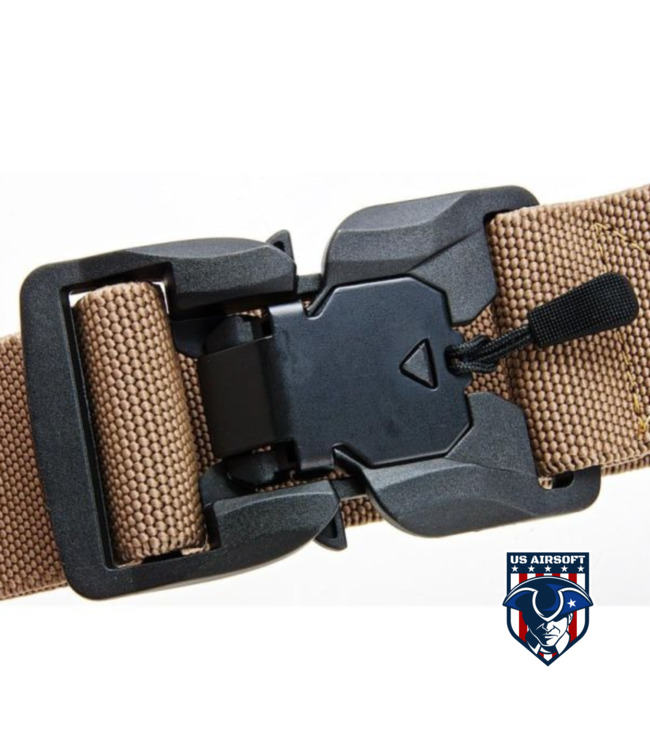 Arne Tactical Flexible Tactical Belt With PC Quick Buckle (Dark Earth)
