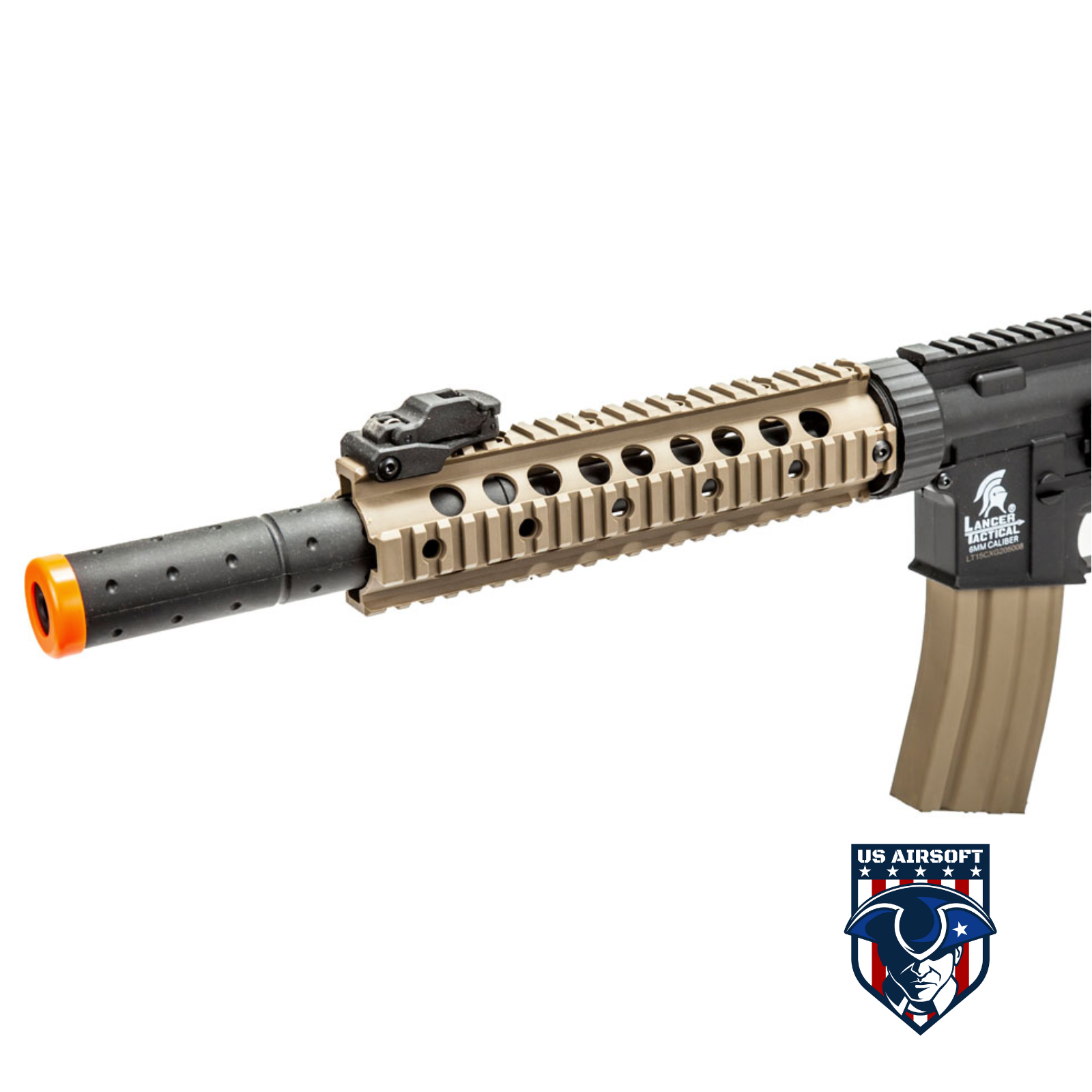 Lancer Tactical Gen 2 10" Nylon Polymer M4 Airsoft AEG with Mock ...