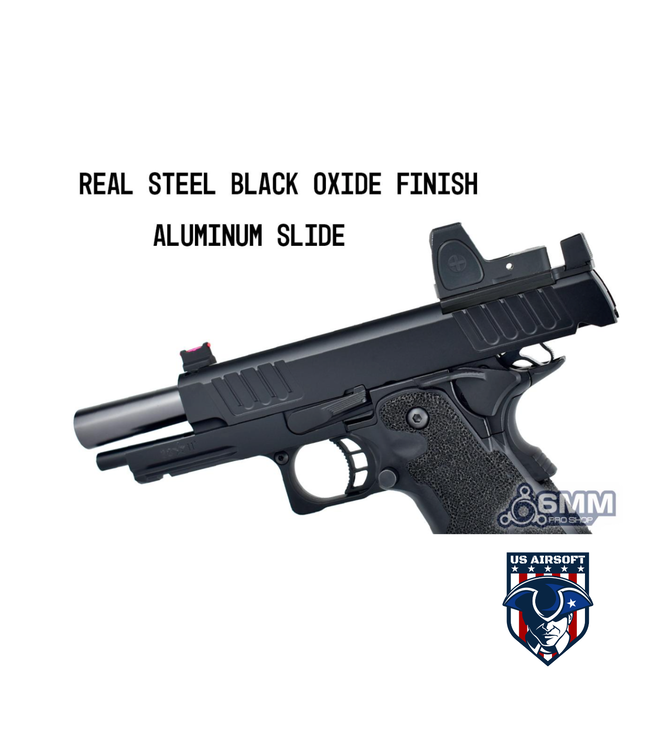 6mmProShop Staccato Licensed P 2011 Gas Blowback T8 Airsoft Pistol (Model: Green Gas / Gun Only)