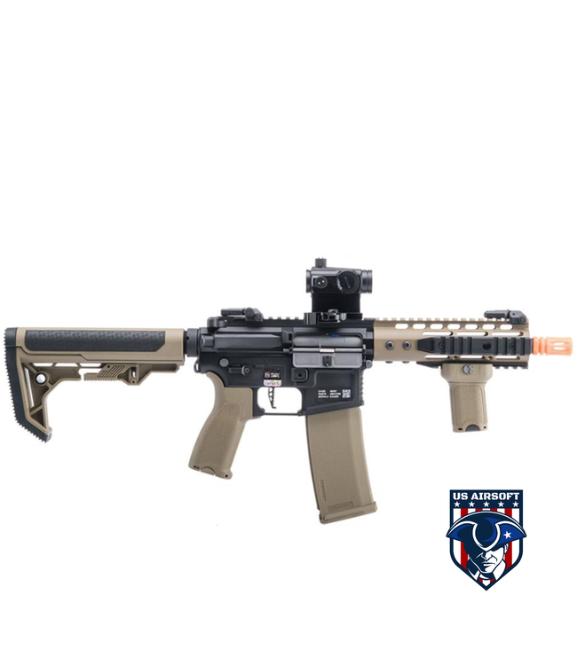 Specna Arms EDGE 2.0 Series Heavy Ops M4 Airsoft AEG Rifle (Model: 7" Keymod PDW / Half Tan)