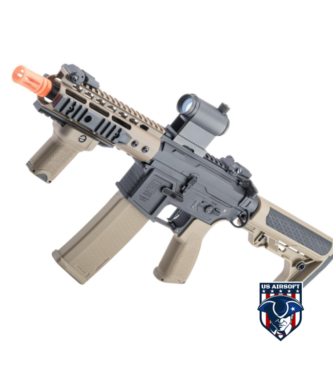 Specna Arms EDGE 2.0 Series Heavy Ops M4 Airsoft AEG Rifle (Model: 7" Keymod PDW / Half Tan)