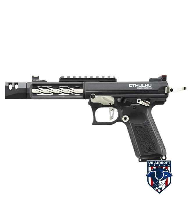Lancer Tactical x Tandemkross CTHULHU Gas Blow Back Pistol - (Black/Silver)