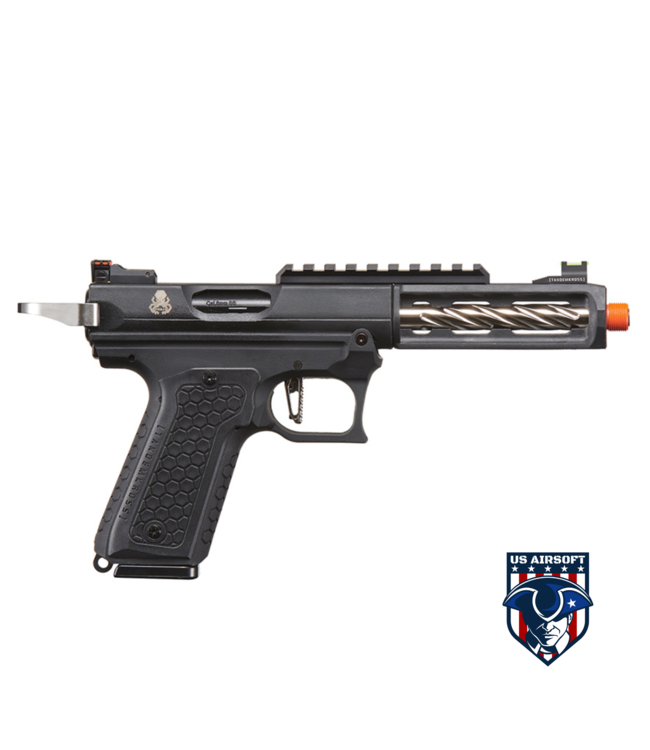 Lancer Tactical x Tandemkross CTHULHU Gas Blow Back Pistol - (Black/Silver)
