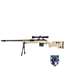 Lancer Tactical WellFire MB4416 M40A3 Bolt Action Sniper Rifle w/ Scope & Bipod (TAN)
