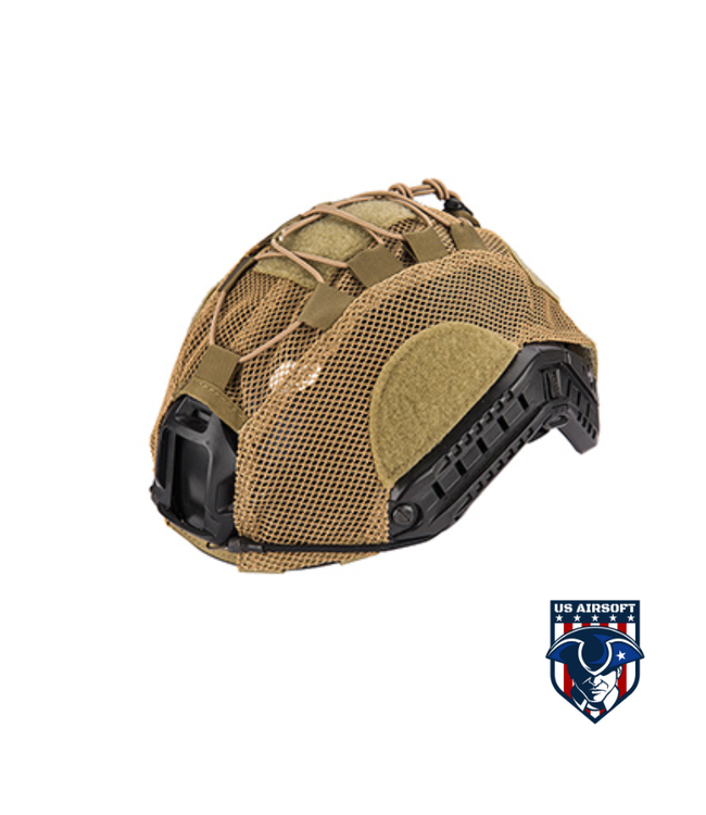 Lancer Tactical BUMP Helmet Cover [Medium] (TAN)