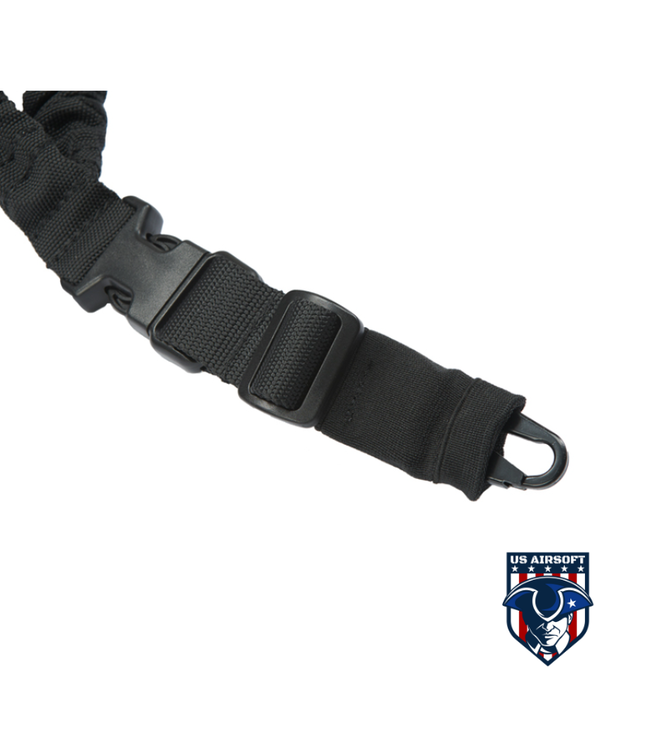 Lancer Tactical Heavy Duty Foam Padded Single Point Sling w/ QD Buckle (Color: Black)