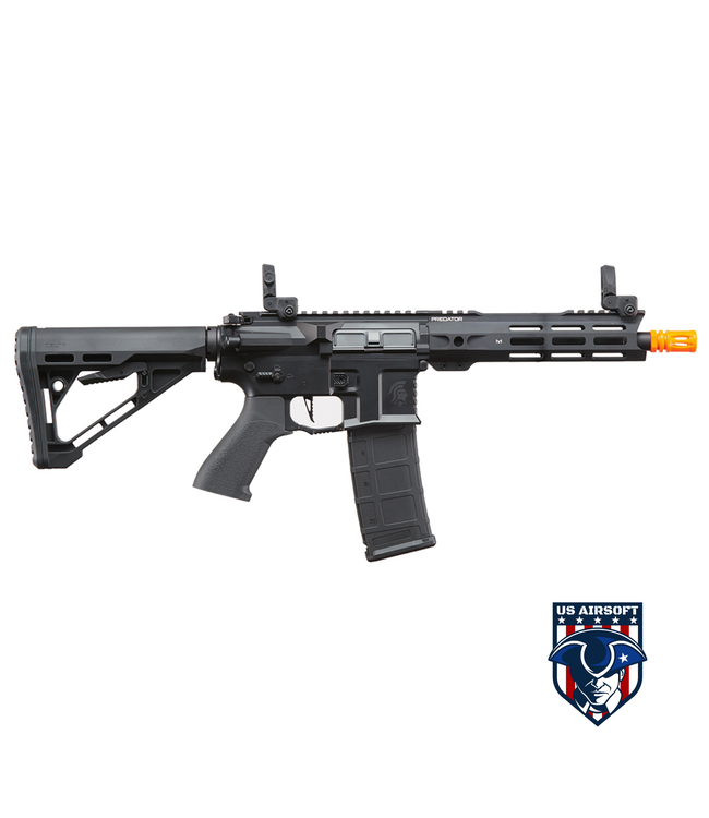 Lancer Tactical Gen 4 Predator 8" CQB AEG w/ Nebula II ETU (Black)