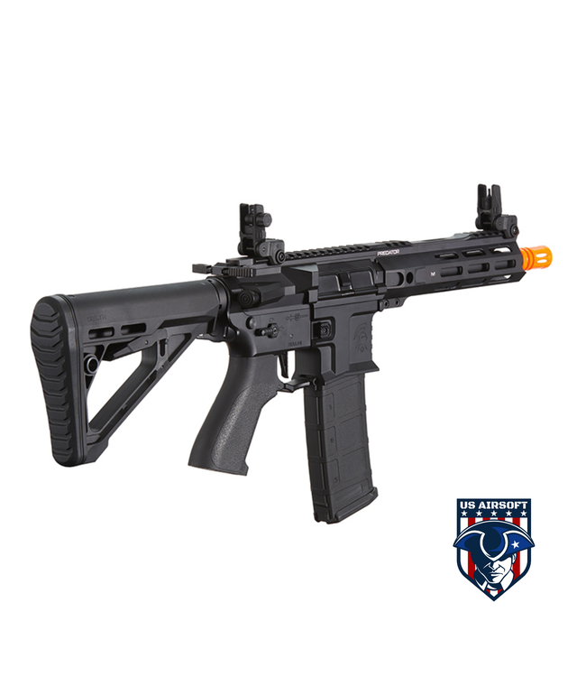 Lancer Tactical Gen 4 Predator 8" CQB AEG w/ Nebula II ETU (Black)