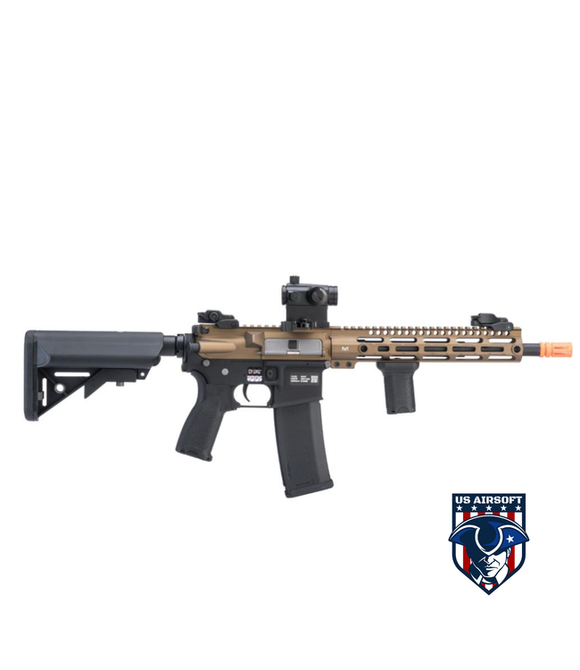 Specna Arms EDGE Series M4 AEG w/ M-LOK Handguard w/ HAL MOSFET (Model: M4 SBR / Chaos Bronze SA-E20)