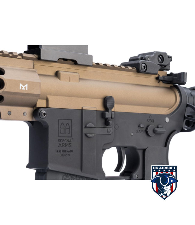 Specna Arms EDGE Series M4 AEG w/ M-LOK Handguard w/ HAL MOSFET (Model: M4 SBR / Chaos Bronze SA-E20)