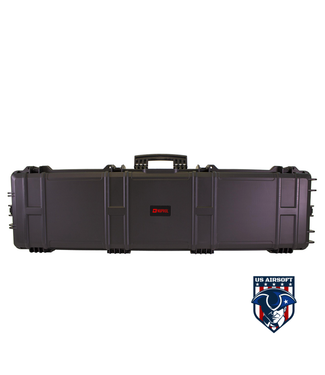 Lancer Tactical Nuprol Heavy Duty XL Hard Case 54" with Pick and Pluck Foam - Black
