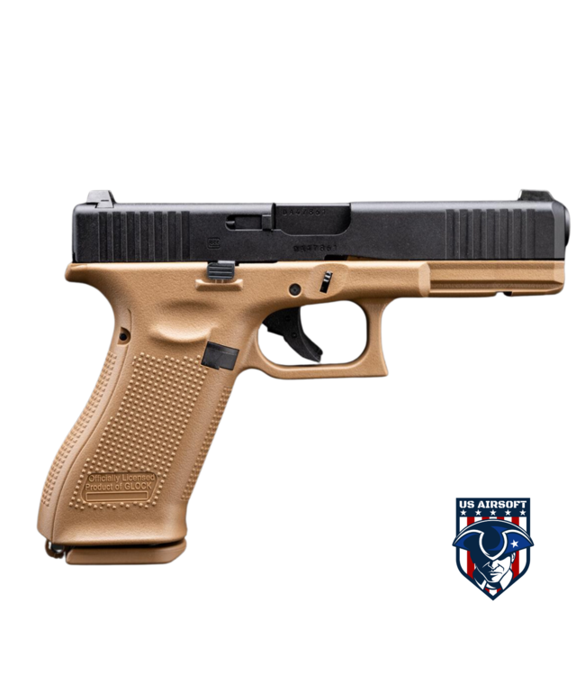Elite Force Fully Licensed GLOCK 17 Gen.5 Gas Blowback Airsoft Pistol (Color: Evike Exclusive Two-Tone)