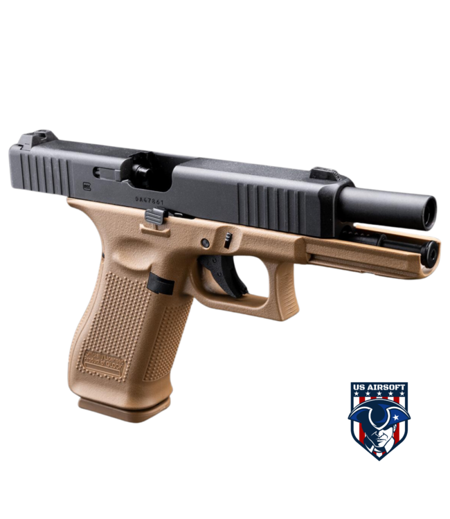Elite Force Fully Licensed GLOCK 17 Gen.5 Gas Blowback Airsoft Pistol (Color: Evike Exclusive Two-Tone)