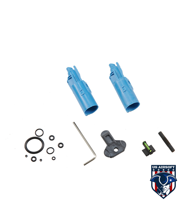 Vorsk Hi-Capa CS Vengeance 5.1 GBB Pistol - (Black/Blue)