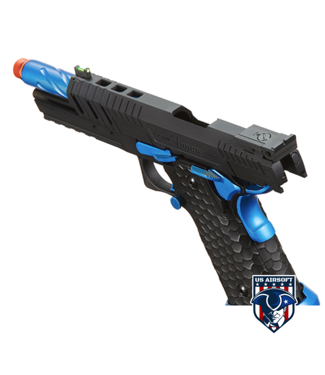 Vorsk Hi-Capa CS Vengeance 5.1 GBB Pistol - (Black/Blue)