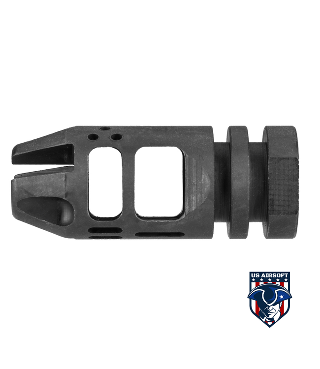 Atlas Custom Works 14MM CCW COMPENSATOR W/ AGGRESSIVE DESIGN