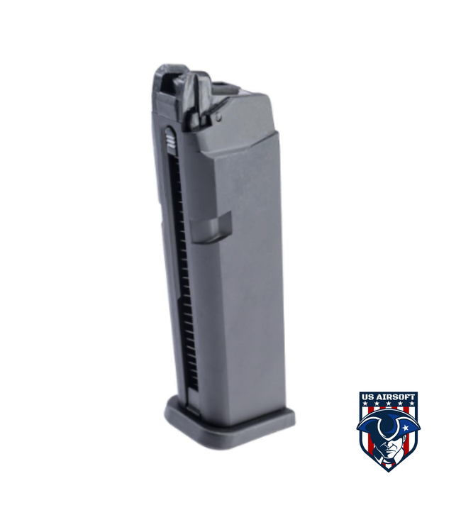 Matrix Elite Force GLOCK 17 Series Gas Blowback 24 Round Magazine  Airsoft Pistols Magazine(Color: Black)