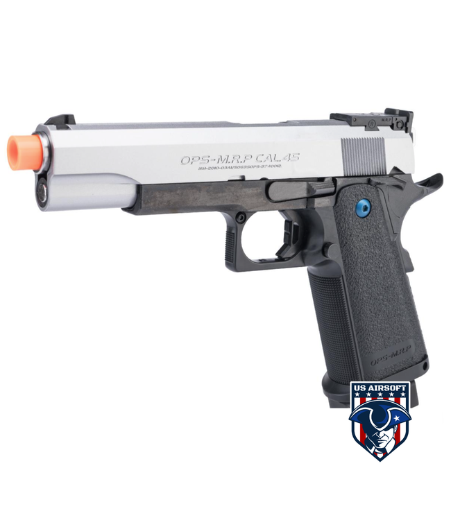 Tokyo Marui Hi-CAPA 5.1 R-Series Hard Kick Gas Blowback Airsoft Pistol (Color: Silver)