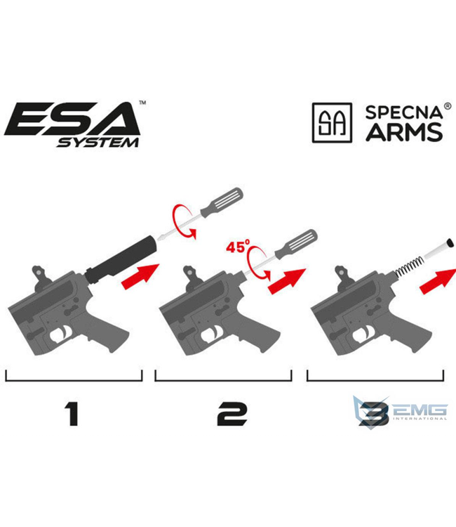 EMG Helios Daniel Defense Licensed MK18 CORE Series Airsoft AEG Rifle w/ HAL MOSFET by Specna Arms (Model: Black & Bronze / Gun Only)