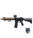 Specna Arms EMG Daniel Defense Licensed EDGE Series SA RISIII ETU Airsoft AEG Rifle w/ HAL MOSFET (Color: Chaos Bronze / 10.5")