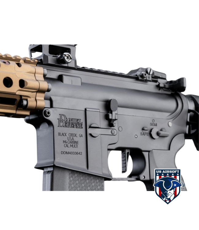 EMG Daniel Defense Licensed EDGE Series SA RISIII ETU Airsoft AEG Rifle w/ HAL MOSFET (Color: Chaos Bronze / 10.5")