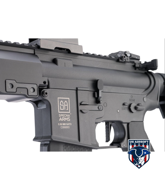 Specna Arms C-Series CORE ETU Airsoft AEG Rifle w/ HAL MOSFET (Color: Black / Carbine)