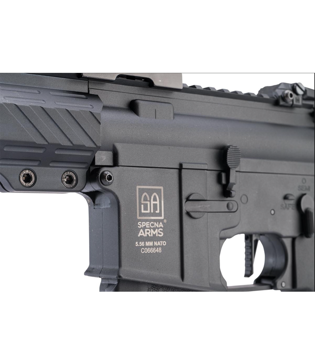 Specna Arms C-Series CORE ETU Lightweight Airsoft AEG Rifle w/ HAL MOSFET (Color: Black / SBR)