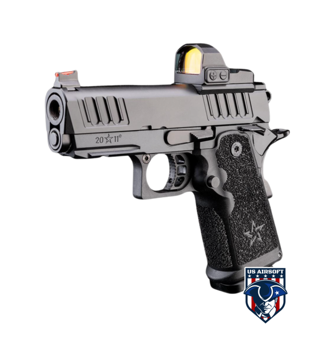 EMG Helios Staccato Licensed CS Compact 2011 Gas Blowback Airsoft Pistol (Model: Master Grip / Standard / Gun Only)