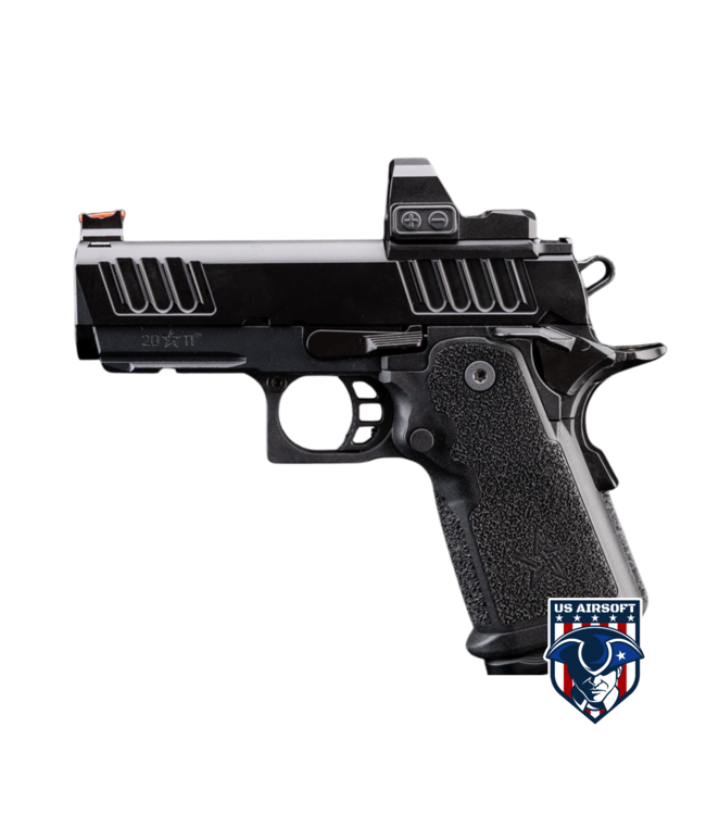 EMG Helios Staccato Licensed CS Compact 2011 Gas Blowback Airsoft Pistol (Model: Master Grip / Standard / Gun Only)