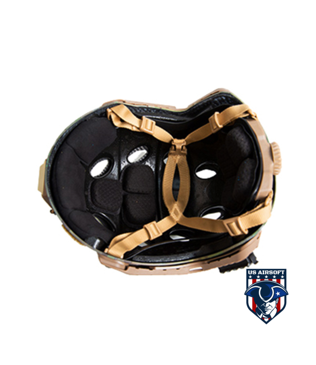 FMA Fast SF Right Angle Vent Helmet - (Dark Earth/L)