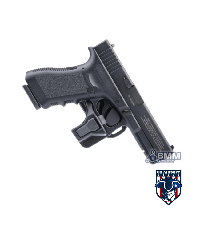 6mmProShop CTM Speed Draw Holster for Elite Force GLOCK Gas Airsoft Pistol (Color: Black)