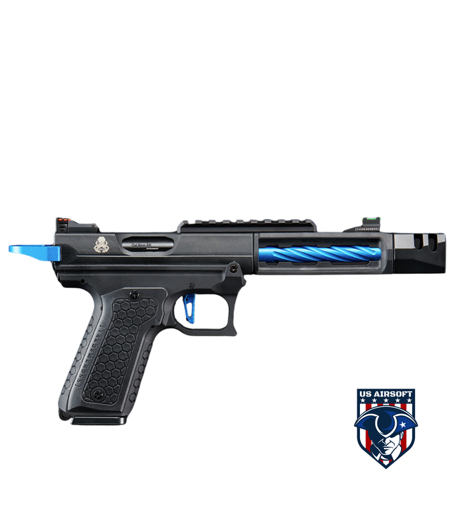 Lancer Tactical x Tandemkross CTHULHU Gas Blow Back Pistol - (Blue)