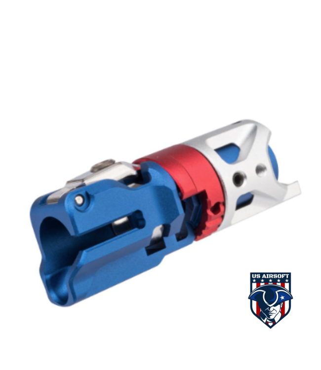 Titanium Tactical Industry CNC Hop Up Chamber for AAP-01 Gas Blowback Airsoft Pistols (Color: Blue)