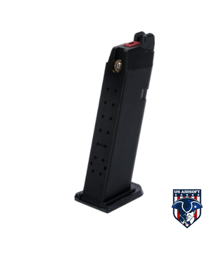 AW Custom AW Custom Spare 25rd Magazine for Glock SAI BLU Lonewolf ISSC M22 XTP GBB Pistols (Model: Green Gas / Black)
