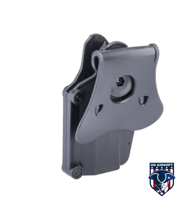 CYTAC Amomax Universal Per-fit Adjustable Holster (Model: Right Hand / Black)