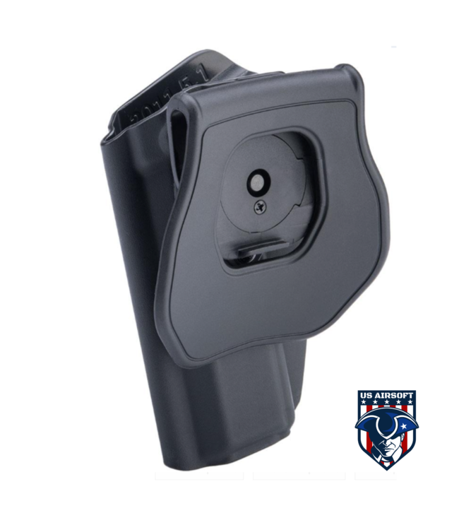 Kydex Holster w/ QD Mounting Interface for 2011 / Hi-Capa 5.1 Airsoft GBB Pistols (Model: Right Hand / EMG Paddle Mount)