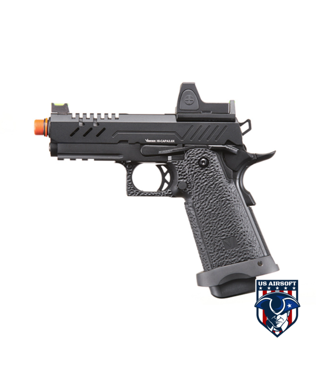 Vorsk Vorsk Airsoft 3.8 Hi Capa Pro + Micro Red Dot - Black