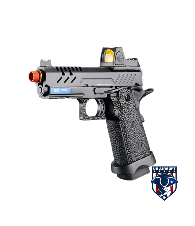 Vorsk Airsoft 3.8 Hi Capa Pro + Micro Red Dot - Black