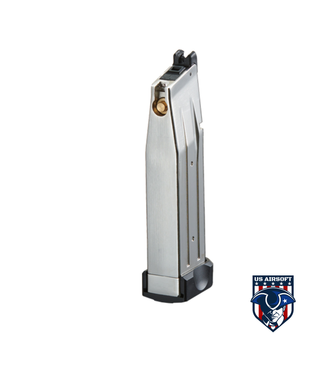 Golden Eagle Airsoft Green Gas Hi Capa Magazine - (Silver)