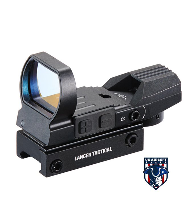 Lancer Tactical Multi-Reticle Reflex Red Dot Optic (Black/USB-C)