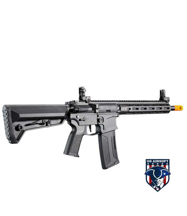 Lancer Tactical Gen 2 Hellion M-LOK 10" M4 AEG w/ Ambidextrous NSR Receiver & NSR Stock - (Black)