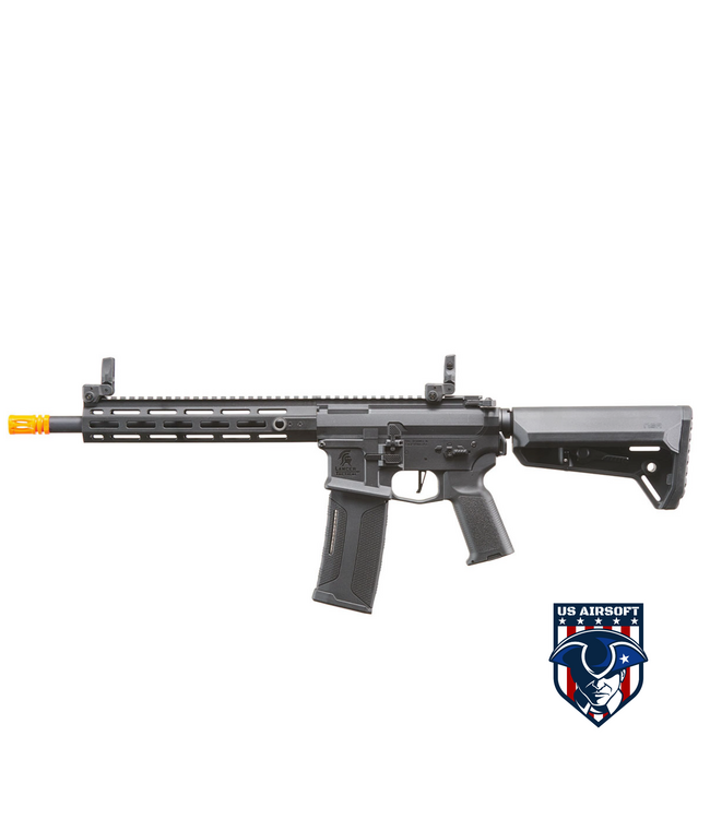 Lancer Tactical Gen 3 Hellion M-LOK 10" M4 AEG w/ Ambidextrous NSR Receiver & NSR Stock - (Black)