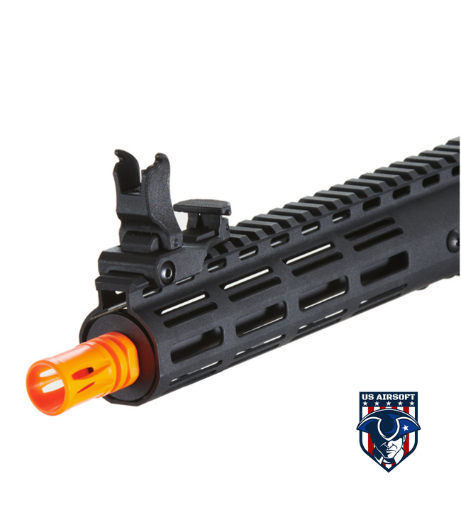 Lancer Tactical Gen 3 Archon 9" M-LOK M4 Airsoft Rifle w/ Delta Stock (Color: Black)