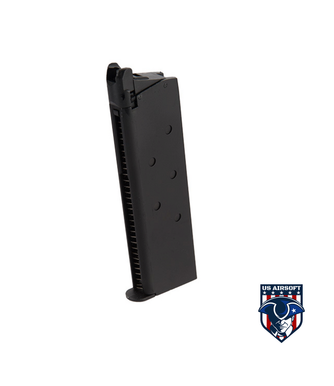 Golden Eagle IMF 3305 1911A1 Single Stack Semi-Auto GBB Metal Pistol, BK