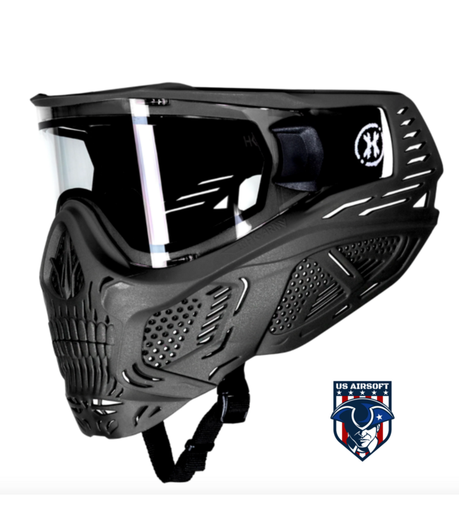 HK Army HSTL SKULL GOGGLE Black - Clear Lens