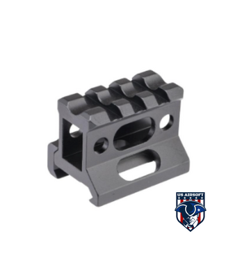 Matrix Matrix Skeletonized Flat Top Picatinny Riser Mount (Height: 1" / 4 Slot)