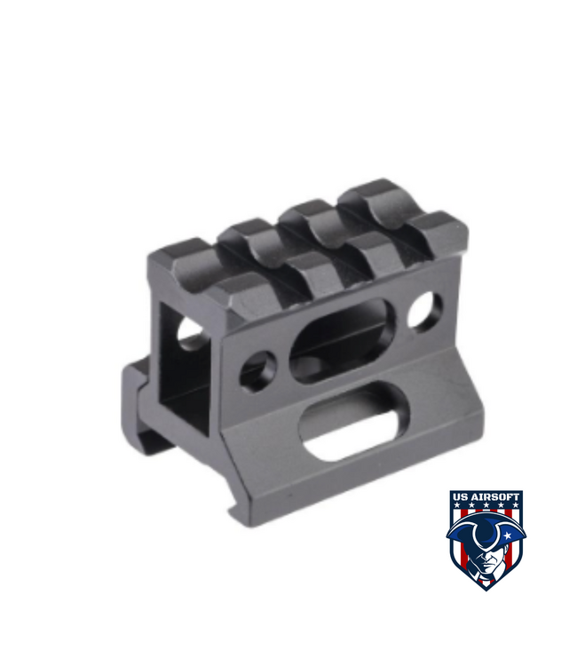 Matrix Skeletonized Flat Top Picatinny Riser Mount (Height: 1" / 4 Slot)