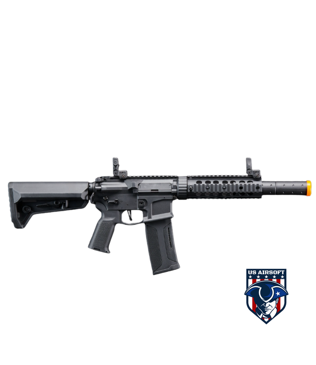 Lancer Tactical Gen 3 M4 Carbine SD AEG w/ Ambidextrous NSR Receiver, NSR Stock & Mock Suppressor - (Black)